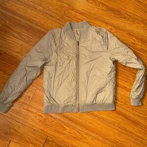 Women's Large khaki bomber jacket
